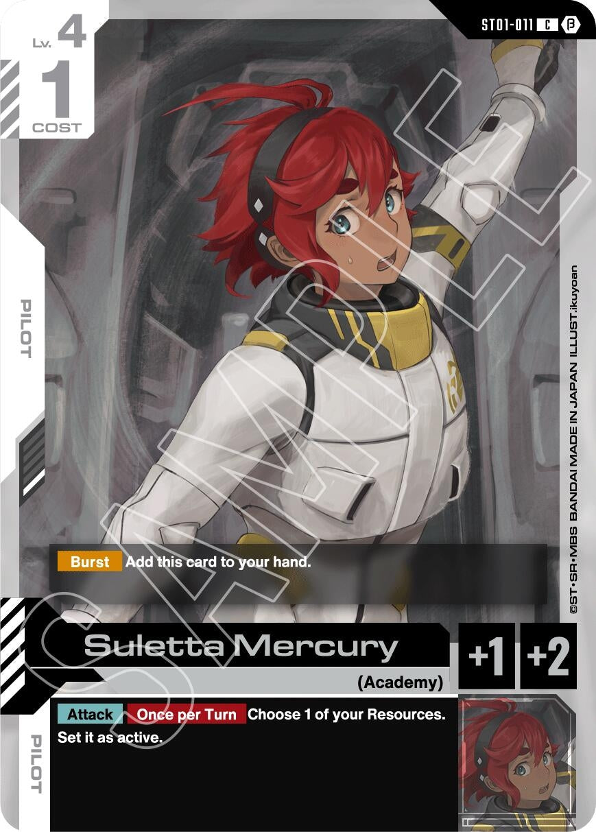 Image for Suletta Mercury [ST01-011] - Gundam Card Game