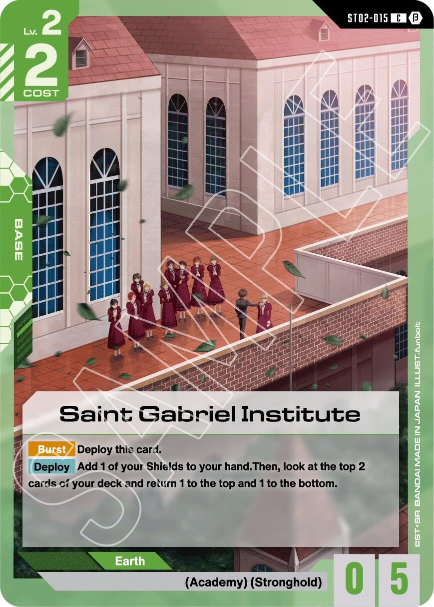 Image for Saint Gabriel Institute [ST02-015] - Gundam Card Game
