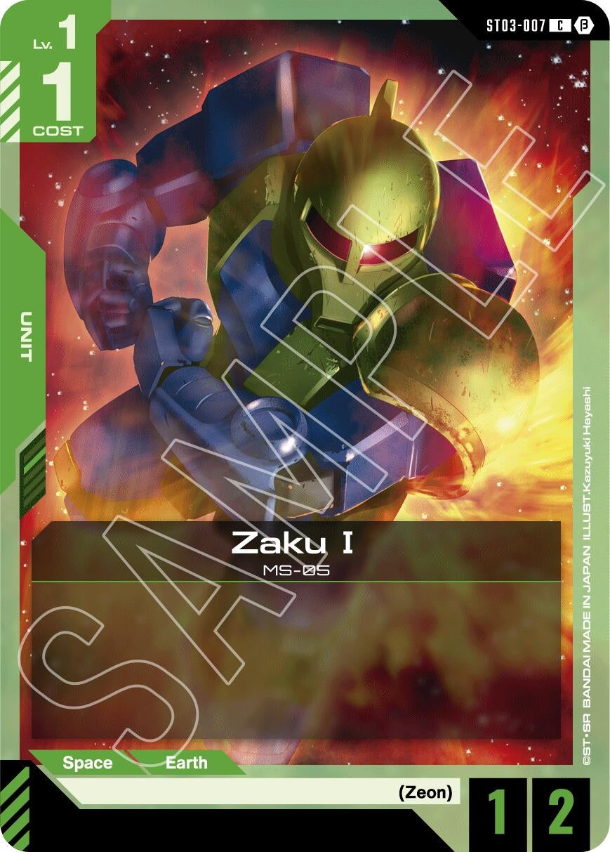 Image for Zaku I [ST03-007] - Gundam Card Game