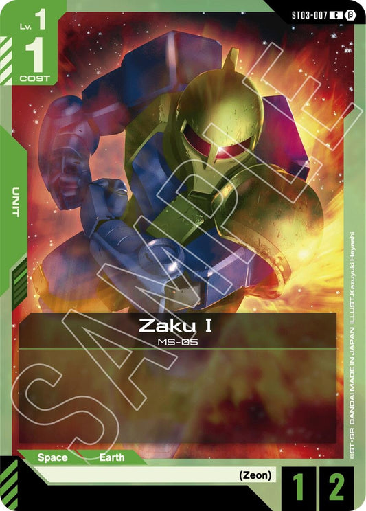 Image for Zaku I [ST03-007] - Gundam Card Game