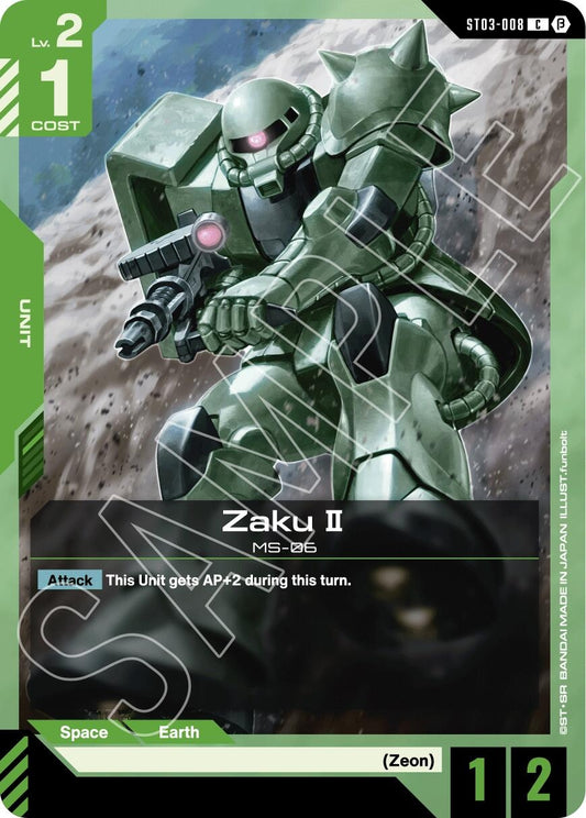 Image for Zaku II [ST03-008] - Gundam Card Game