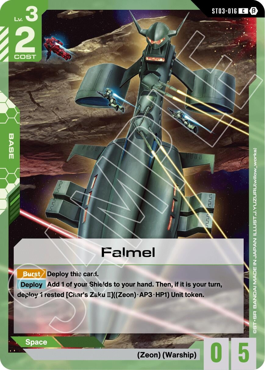 Image for Falmel [ST03-016] - Gundam Card Game