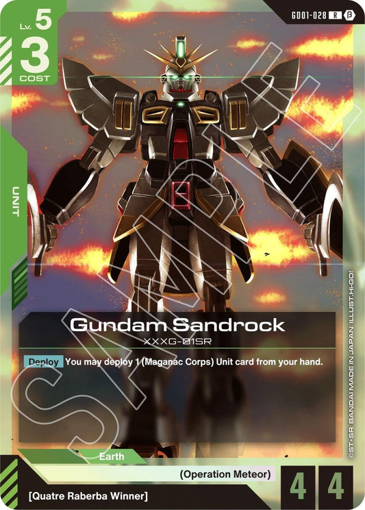 Image for Gundam Sandrock [GD01-028] - Gundam Card Game