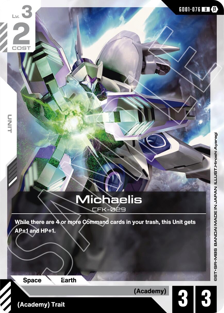 Image for Michaelis [GD01-076] - Gundam Card Game