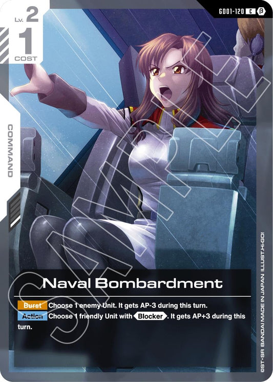 Image for Naval Bombardment [GD01-120] - Gundam Card Game