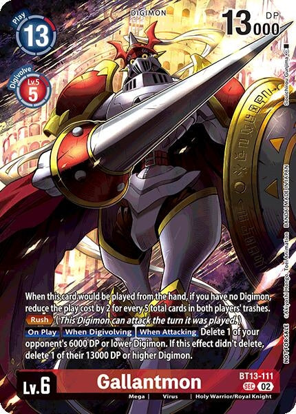 Image for Gallantmon (Limited Card Pack) [BT13-111 SEC] - Digimon Card Game