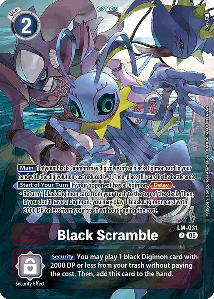 Image for Black Scramble (Alternate Art) [LM-031 P] - Digimon Card Game