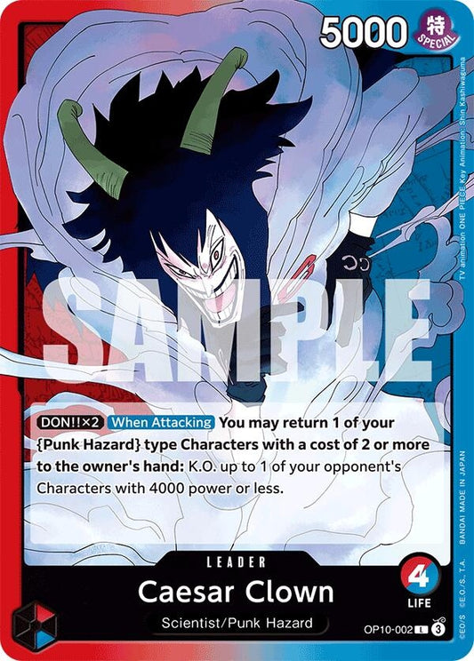 Image for Caesar Clown (002) [OP10-002] - One Piece Card Game