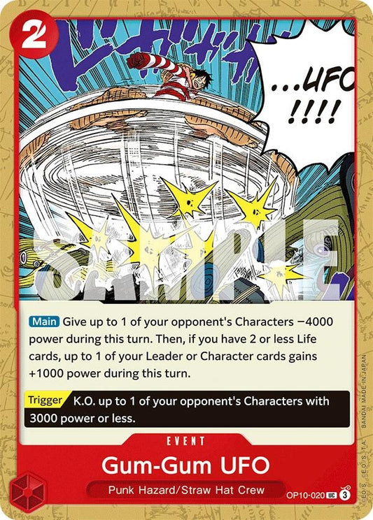 Image for Gum-Gum UFO [OP10-020] - One Piece Card Game