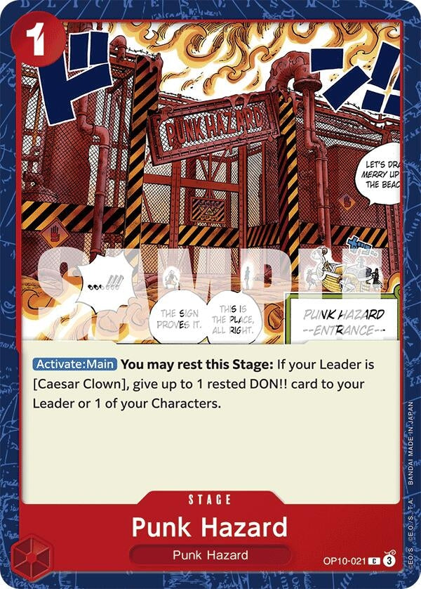 Image for Punk Hazard [OP10-021] - One Piece Card Game