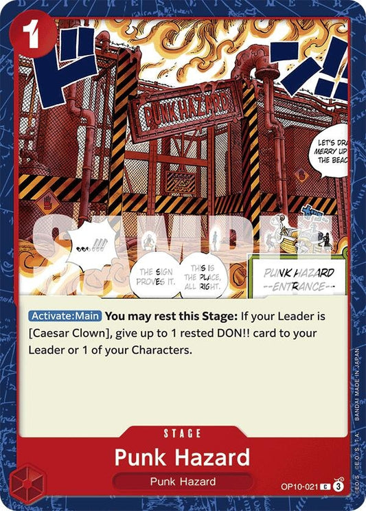Image for Punk Hazard [OP10-021] - One Piece Card Game