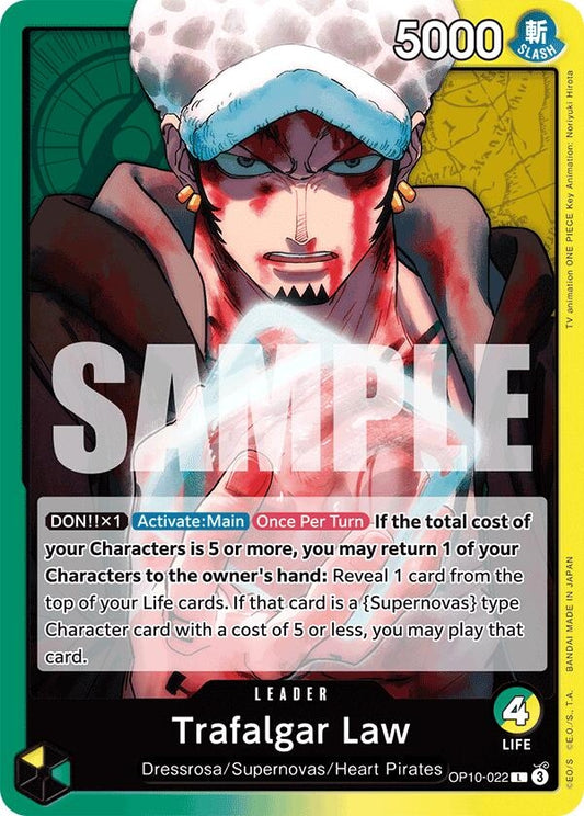 Image for Trafalgar Law (022) [OP10-022] - One Piece Card Game