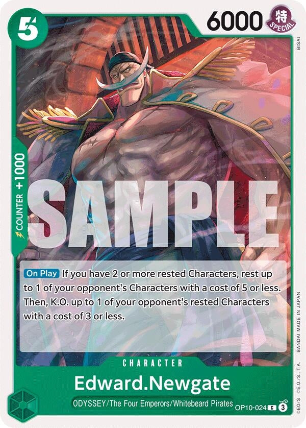 Image for Edward.Newgate [OP10-024] - One Piece Card Game