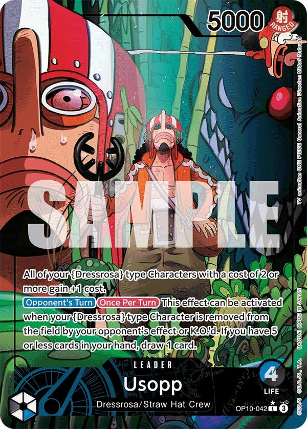 Image for Usopp (042) (Parallel) [OP10-042] - One Piece Card Game