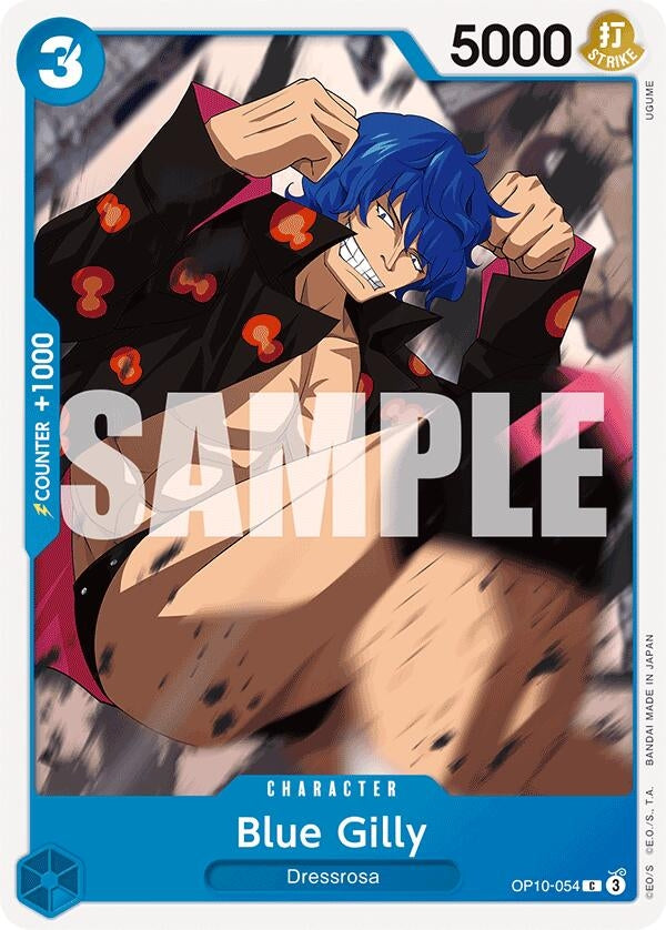 Image for Blue Gilly [OP10-054] - One Piece Card Game