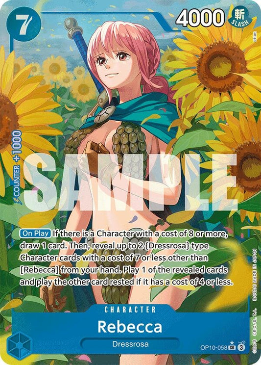 Image for Rebecca (Parallel) [OP10-058] - One Piece Card Game