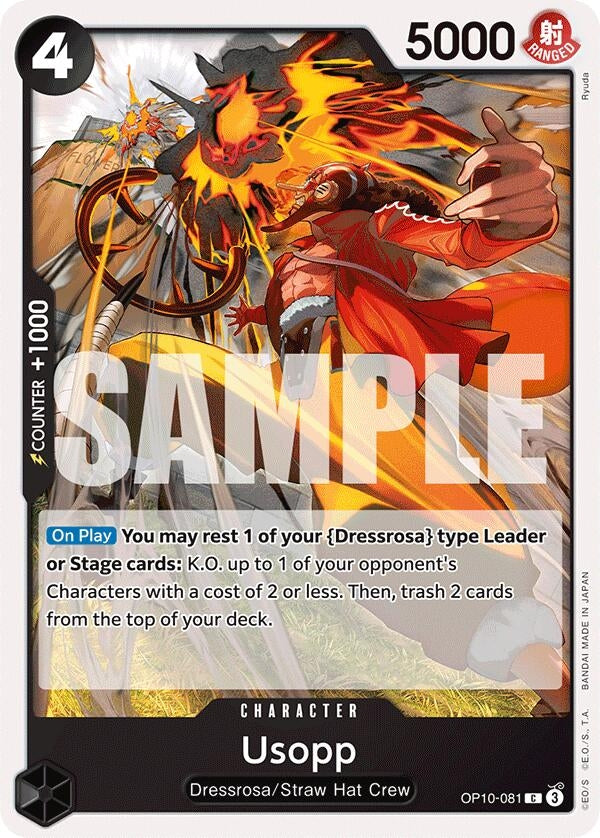 Image for Usopp (081) [OP10-081] - One Piece Card Game
