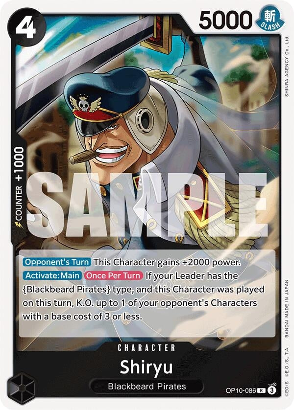 Image for Shiryu [OP10-086] - One Piece Card Game
