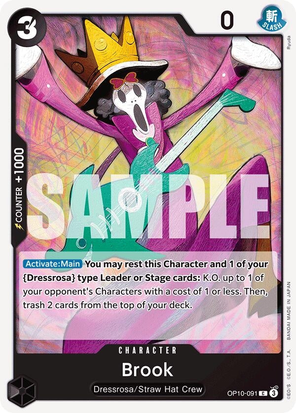 Image for Brook (091) [OP10-091] - One Piece Card Game