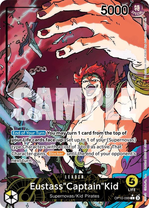 Image for Eustass"Captain"Kid (099) (Parallel) [OP10-099] - One Piece Card Game