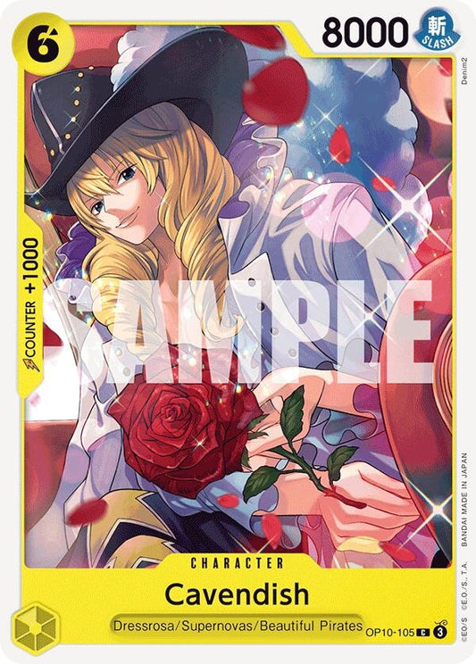 Image for Cavendish (105) [OP10-105] - One Piece Card Game