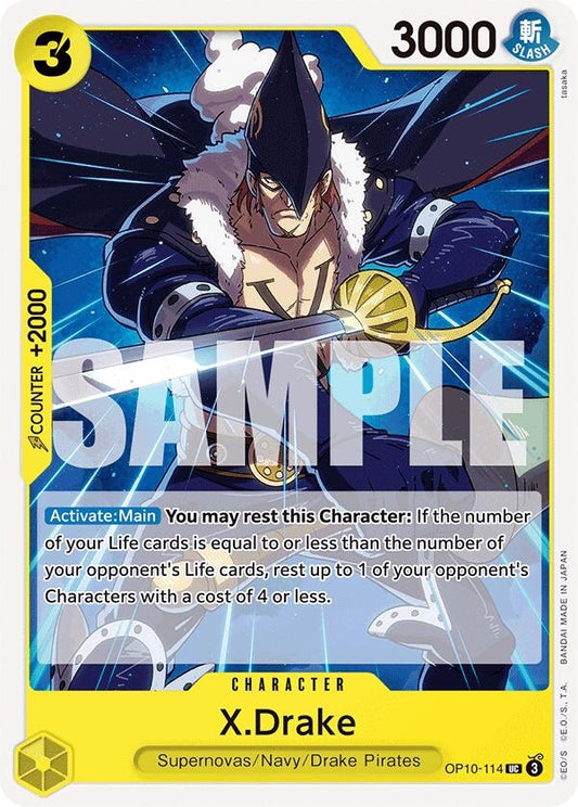Image for X.Drake [OP10-114] - One Piece Card Game