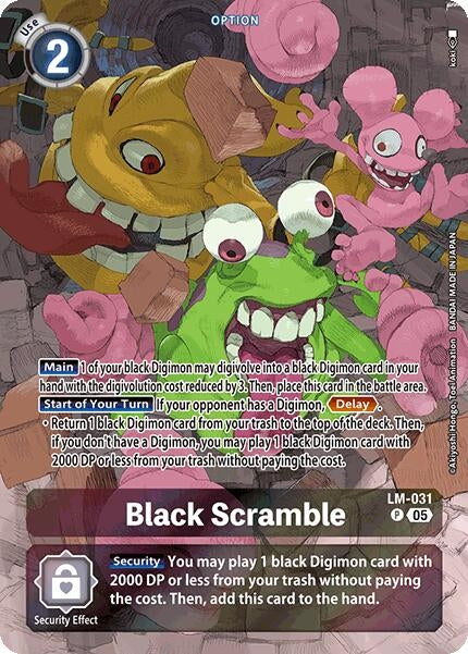 Image for Black Scramble (Alternate Art) [LM-031 P] - Digimon Card Game