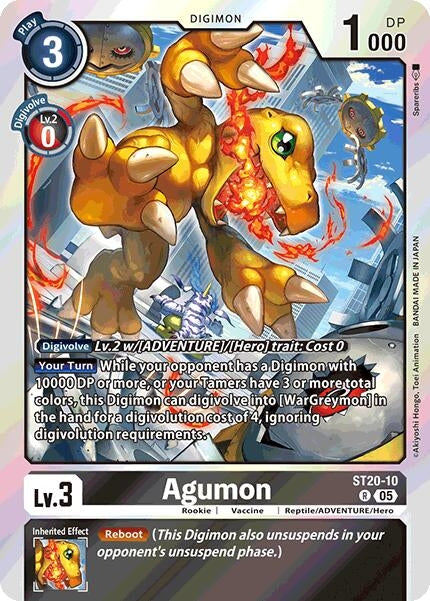 Image for Agumon [ST20-10 R] - Digimon Card Game