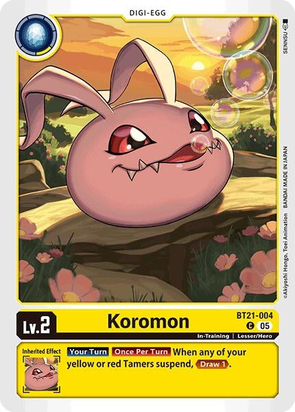 Image for Koromon [BT21-004 C] - Digimon Card Game