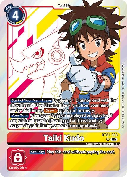 Image for Taiki Kudo [BT21-083 SR] - Digimon Card Game