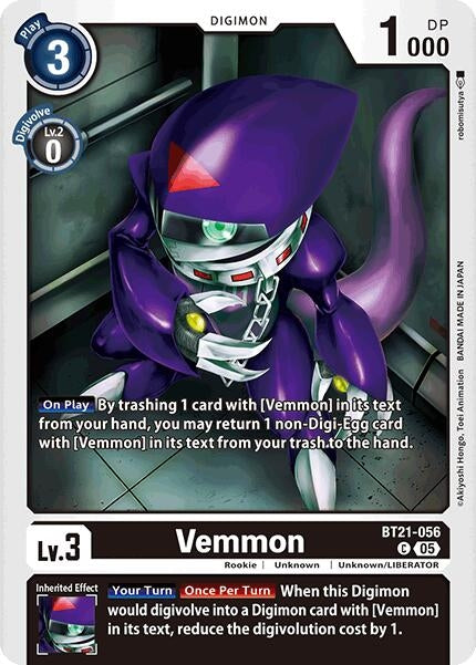 Image for Vemmon [BT21-056 C] - Digimon Card Game