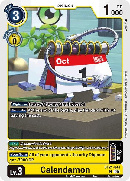Image for Calendamon [BT21-041 C] - Digimon Card Game