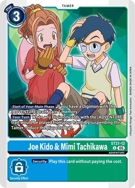 Image for Joe Kido & Mimi Tachikawa [ST21-12 U] - Digimon Card Game