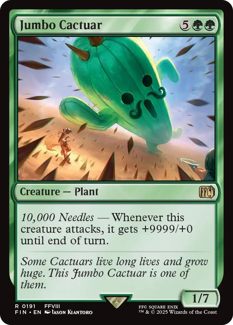 Image for Jumbo Cactuar [191] - Magic: The Gathering