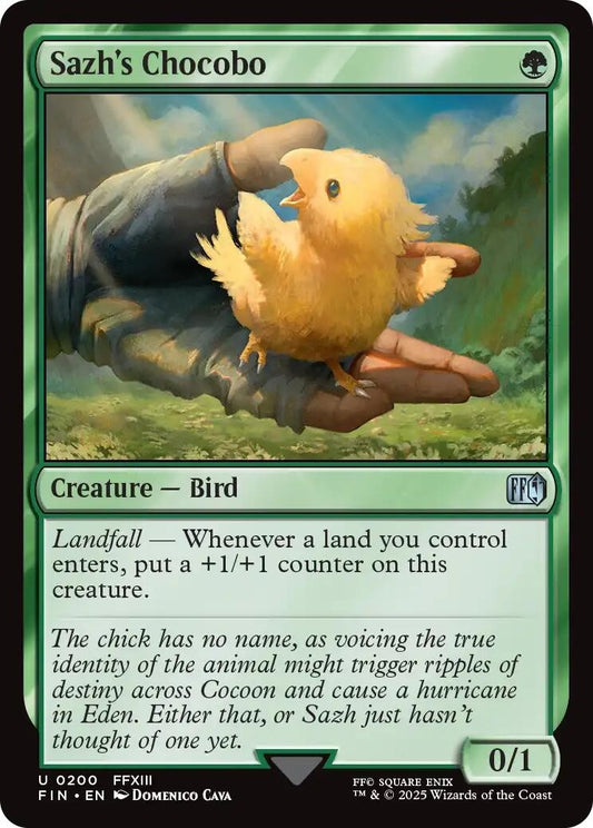 Image for Sazh's Chocobo [200] - Magic: The Gathering