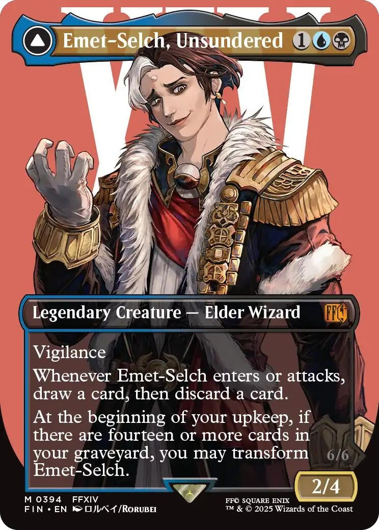 Image for Emet-Selch, Unsundered (Borderless) [394] - Magic: The Gathering