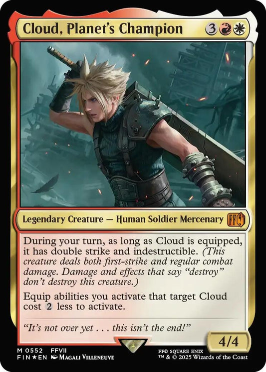 Image for Cloud, Planet's Champion [552] - Magic: The Gathering