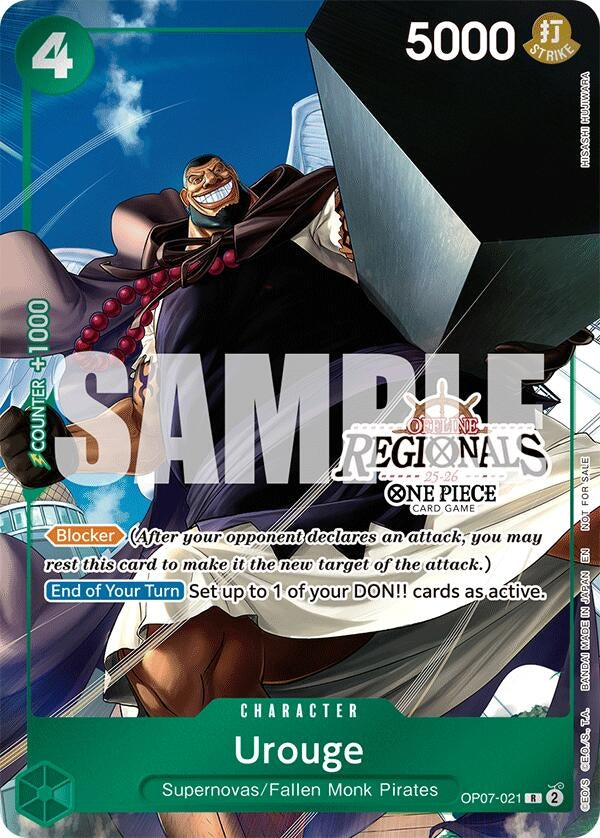 Image for Urouge (Offline Regional Participation Pack 2025 Vol.1) [OP07-021] - One Piece Card Game