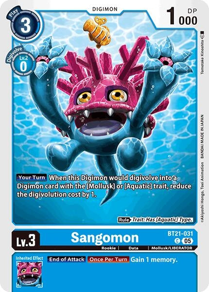 Image for Sangomon [BT21-031 C] - Digimon Card Game