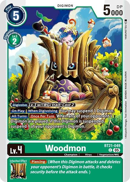 Image for Woodmon [BT21-049 C] - Digimon Card Game