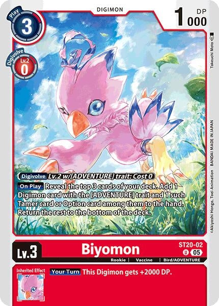 Image for Biyomon [ST20-02 U] - Digimon Card Game
