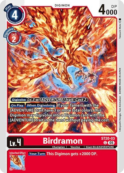 Image for Birdramon [ST20-03 C] - Digimon Card Game