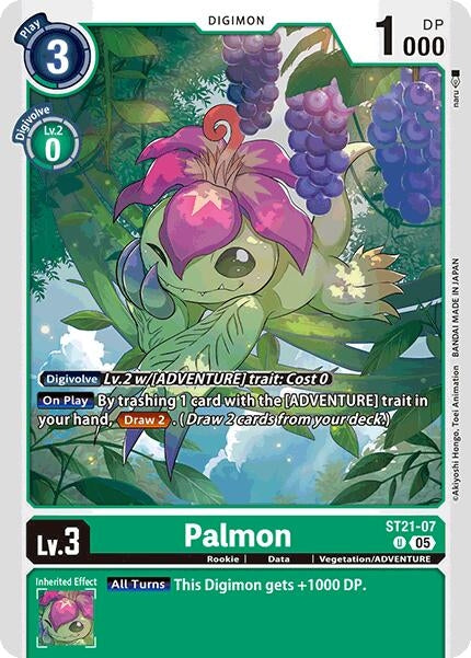 Image for Palmon [ST21-07 U] - Digimon Card Game
