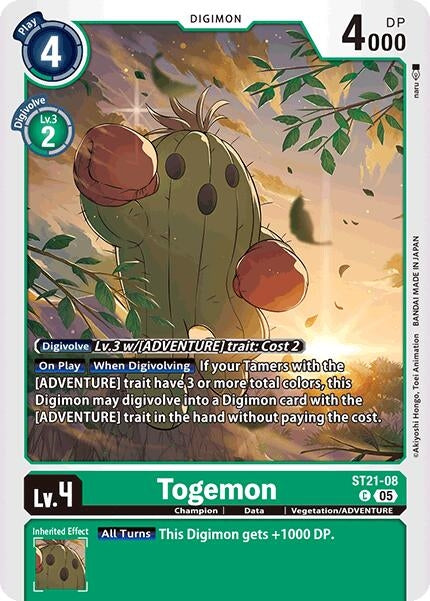 Image for Togemon [ST21-08 C] - Digimon Card Game