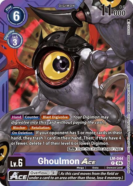 Image for Ghoulmon ACE (Limited Card Pack) [LM-044 P] - Digimon Card Game