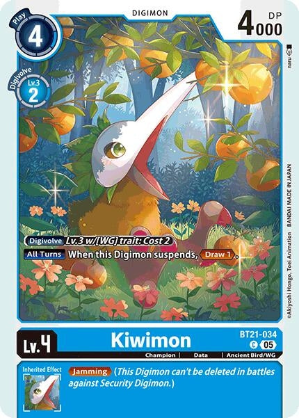 Image for Kiwimon [BT21-034 C] - Digimon Card Game