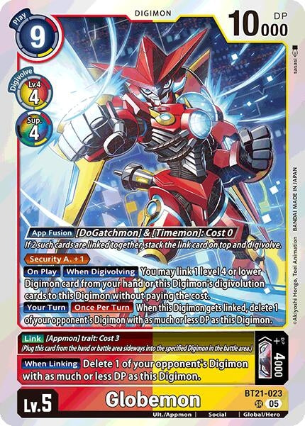Image for Globemon [BT21-023 SR] - Digimon Card Game