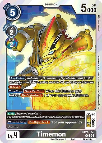 Image for Timemon [BT21-059 R] - Digimon Card Game