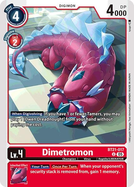 Image for Dimetromon [BT21-017 U] - Digimon Card Game