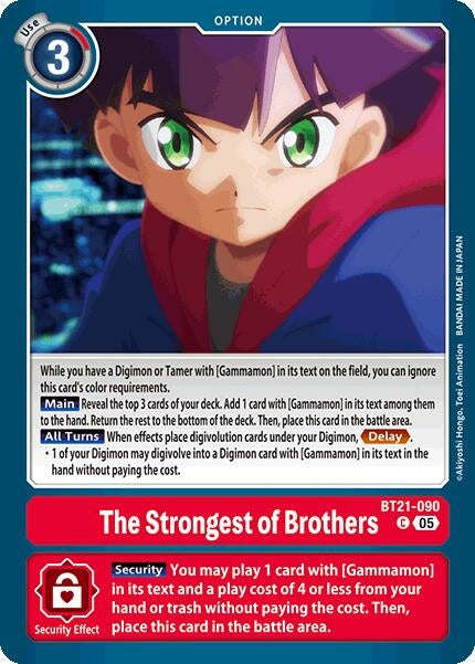 Image for The Strongest of Brothers [BT21-090 C] - Digimon Card Game
